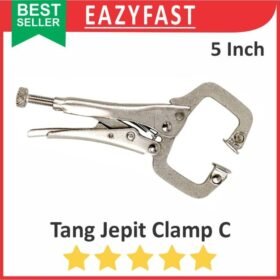 Tang Jepit Capit Clamp C Klem Grip Lock Locking Plier Catok 5 Inch 5"