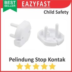 Cover Tutup Pelindung Pengaman Terrminal Stop Kontak Colokan Listrik PLN Bayi Anak Safety Child Proof Socket EU Plug Outlet Steker