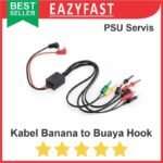 Kabel Power Supply Service HP Banana USB Capit Buaya Hook Clip