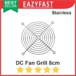 Fan Grill 8cm 80mm Ram Kawat Besi Pelindung Tutup Kipas DC PC Case