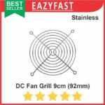 Fan Grill 9cm 90mm 92mm Kawat Besi Pelindung Tutup Kipas DC PC Case