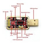 Modul USB to Serial TTL Converter CH340G CH340 CH 340 G Gold UART RTS RST CTS RX TX Adapter Arduino RS232 RS 232 Module - Image 2