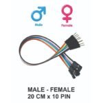Jumper Cable Kabel Dupont 20 cm Isi 10 Male-Female Arduino Bread Board - Image 2