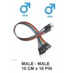 Kabel Jumper Cable Dupont 10 cm isi 10 male male Arduino Breadboard - Image 2