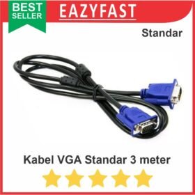 Kabel VGA Cable 3m 3 meter D-SUB DB15 DA-15 Display Monitor LCD