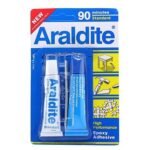 Lem Campur Araldite Biru Resin Glue Epoxy Araldhite Blue Slow 30ml - Image 2