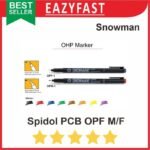 Spidol Permanent Pulpen Marker Snowman OHP OPF OPM F M Fine Medium