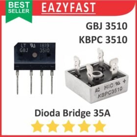 Dioda Kiprok Bridge 35A 35 A Ampere Diode Rectifier GBJ3510 KBPC3510 Jembatan Penyearah AC DC Sisir Meja Kotak KBU KBP KBJ KBL GBU GBJ KBPC 3510