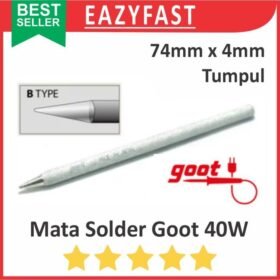 Mata Solder Crystal Goot 40W 40 W Watt Tumpul R-48B Type B KX-40R Ori Original Japan Dekko DS40N Korea