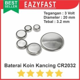 Baterai Jam Kancing CR2032 Maxell Micro Lithium Cell Battery Batere