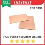 PCB Polos 15x20 15x20cm Double Dual Layer Side Sisi Papan FR4 Fiber