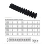 Terminal Block Krustin 10mm 10A Panel Listrik PLN Terminal Screw Cable Blok 10 mm A Sambungan Kabel - Image 3