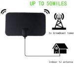 Antenna TV Digital HDTV DVB-T2 Slim Flat Antena Indoor Tempel VHF UHF - Image 3