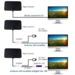 Antenna TV Digital HDTV DVB-T2 Slim Flat Antena Indoor Tempel VHF UHF - Image 4
