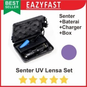 Senter Lampu UV Ultraviolet LED Lensa Ultra Violet 400nm Resin Curing