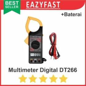 Multimeter AVO Digital Clamp Capit Tang Multi Tester Ampere LCD DT266