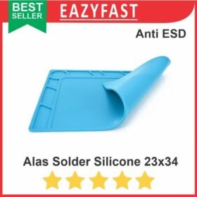 Silicone Soldering Pad Mat Alas Karet Insulator Anti ESD Panas 23 x 34