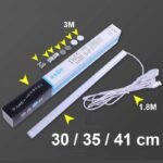 Lampu Meja Baca Neon LED Strip USB 35cm Portable Magnet Tempel 5V DC - Image 3