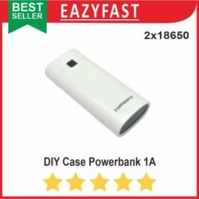 DIY Powerbank Power Bank PB 2x 18650 Baterai Kotak Box Case 5v 1A