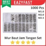 Mur Baut Skrup Set Lengkap Jam Tangan 1000 Pcs Watch Screw Repair Kit
