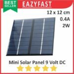 Mini Solar Cell Panel Surya PV 9V 9 V Volt DC 2W Pembangkit Listrik Tenaga Sinar Cahaya Matahari