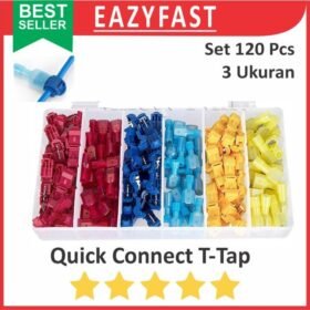 Terminal Quick Connect T Tap Scoth lock Set 120 Jumper Klip T Kabel