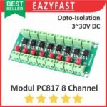 Modul Optocoupler PC817 8Ch 8 Ch Chanel Channel Opto Coupler Interupter PC 817 Isolation Module Isolator Isolated Adapter Converter Board Arduino Compatible