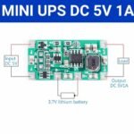 Modul Mini UPS DC 5V 5 V Volt 1A 18650 Emergency Power Supply Backup Darurat Mati Lampu Listrik Back Up - Image 4