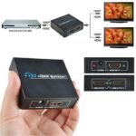 HDMI Switch Splitter Duplicator Input Output 2 Port Kabel Split Select Selector Duplikat Extend - Image 2