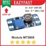 Step Up 2A MT3608 Module Modul DC Adjustable Power Boost Regulator