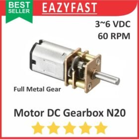 Mini Motor Dinamo DC Metal Gearbox N20 Micro 3-6V High Torque Gear Box