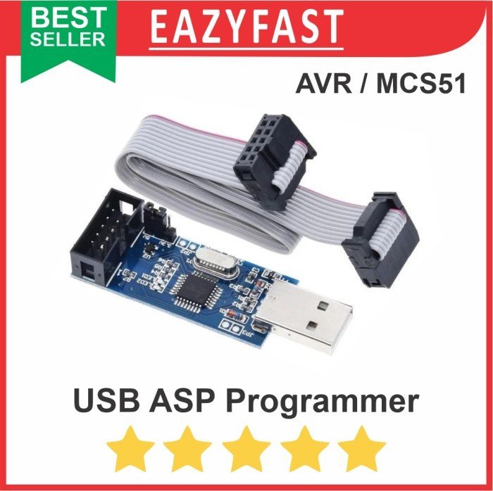 ginee_20250206163653887_5947689495.jpeg USB ASP ISP USBASP Downloader Programmer Burn Bootloader Atmega AVR - Image 1