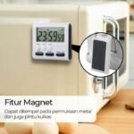 Timer Countdown Alarm Digital Dapur Masak Jam Hitung Mundur Kitchen Cook Cooking Clock Stopwatch JS1 - Image 2