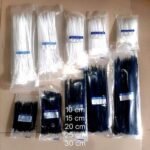 Cable Ties 4.8x400 Hitam Putih Kabel Tis 4.8 x 400 mm Klip Tali Nylon Tie Lock Pack 400mm 40cm 40 cm - Image 2