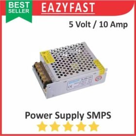 PSU SMPS DC 5V 10A Power Supply Switching 5 V Volt 10 A Ampere Adaptor Trafo Jaring Regulator Daya