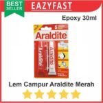 Lem Campur Araldite Merah Resin Epoxy Glue Araldhite Rapid Fast 30ml