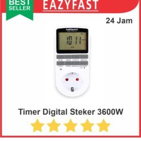 Timer Digital Stop Kontak Putus Listrik PLN Colokan Steker Program 24