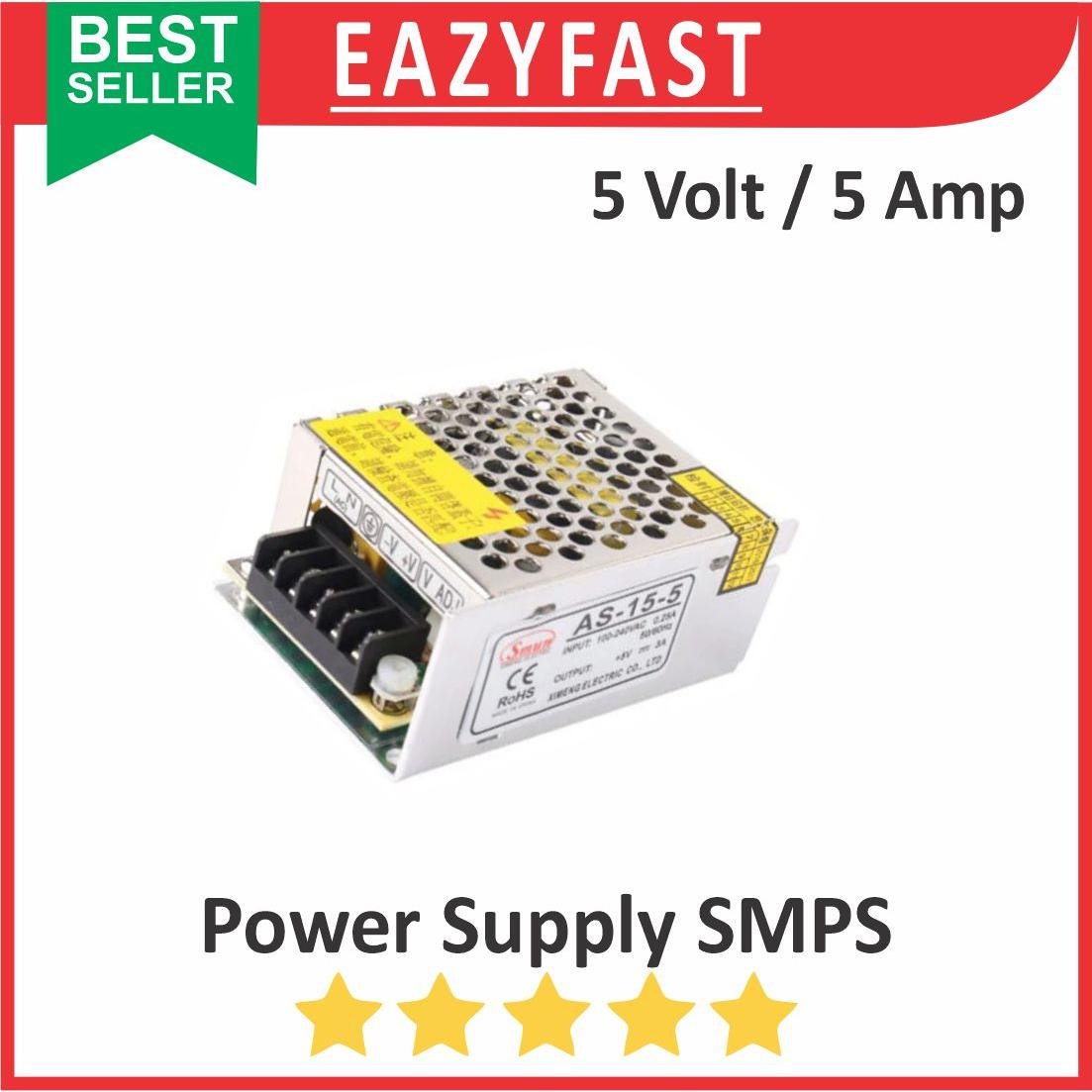 ginee_20250820121024810_3455216575.jpeg PSU SMPS DC 5V 5A Power Supply Switching 5 V Volt 5 A Ampere Adaptor Trafo Jaring Regulator Daya - Image 1