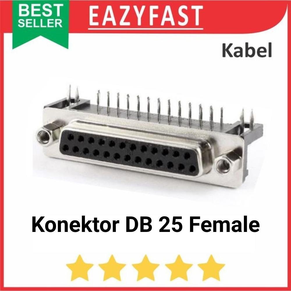 ginee_20250821120931049_9013245908.jpeg Konektor DB25 Female PCB Parallel LPT DB 25 Connector Jack Socket - Image 1