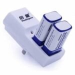 Paket Charger Baterai Kotak 9V 9 V Volt Rechargable 2 Space Baterai 2x - Image 2