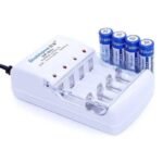 Paket Charger Baterai AA / AAA 4 + Bonus Baterai Charge AA 4 Pcs - Image 2