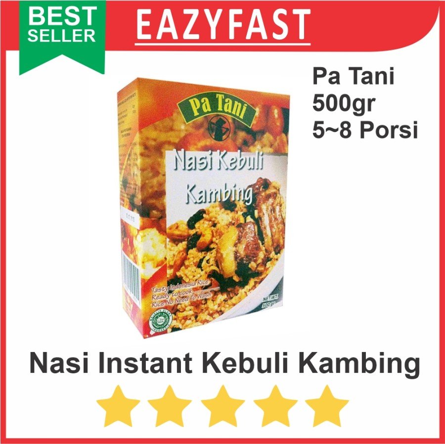 ginee_20250923144651821_5924320851.jpg Nasi Instan Instant Makanan Cepat Kebuli Kambing 500 gr 5 - 8 Porsi - Image 1