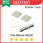 Tie Mount Ecer Satuan Dudukan Tali Kabel Cable Ties Clip Mounting