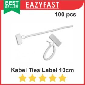 Cable Kabel Ties Label Tulis Tie Marker 10cm 100mm Tali Ikat Name Tag