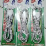 Kabel Power Setrika 2 Kabel Skun Braided Serat Kain AC Magic Com Jar - Image 2