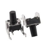 Tactile Push Button Angle Siku 2P 2 4 Pin Kaki Momentary Saklar Switch - Image 2