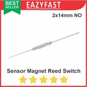 Saklar Reed Switch 2x14mm Magnetic Sensor Magnetron Detektor Alarm NO