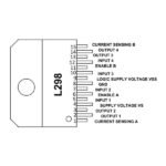 IC Driver Motor DC L298 L298N DIP 2A 4Ch 4 Ch Channel  Dual H Bridge Dinamo L 298 N 298N - Image 2