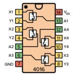 IC CMOS CD 4016 BE DIP 2x 4 Ch Channel 4Ch Bilateral Switch CD40160BE CD40106 40106BE CD HD HCF HEF MC TC BE - Image 2
