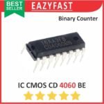 IC CMOS CD 4060 BE DIP 14 Bit Binary Counter Biner CD4060BE CD4060 4060BE CD HD HCF HEF MC TC BE